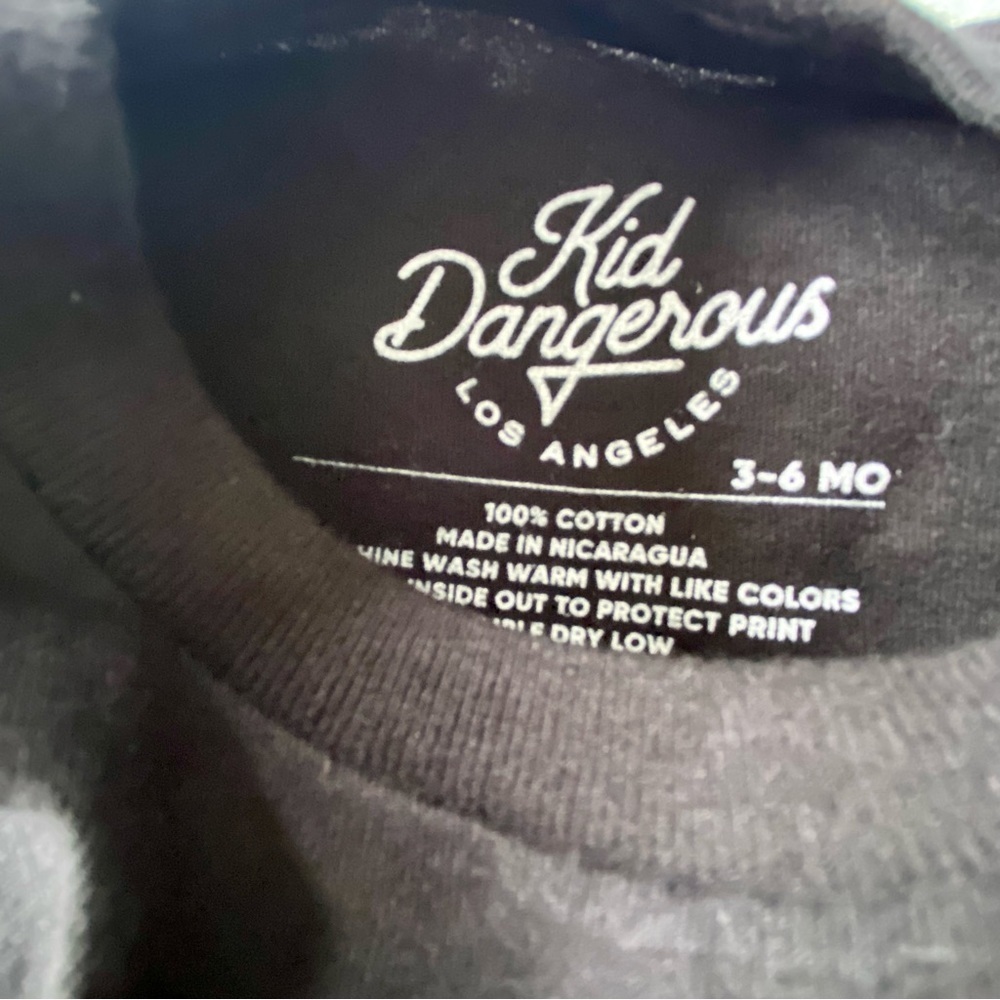Kid Dangerous Original Gangsters Old School Graphic Tee Size 3-6 Months - Picture 4 of 4